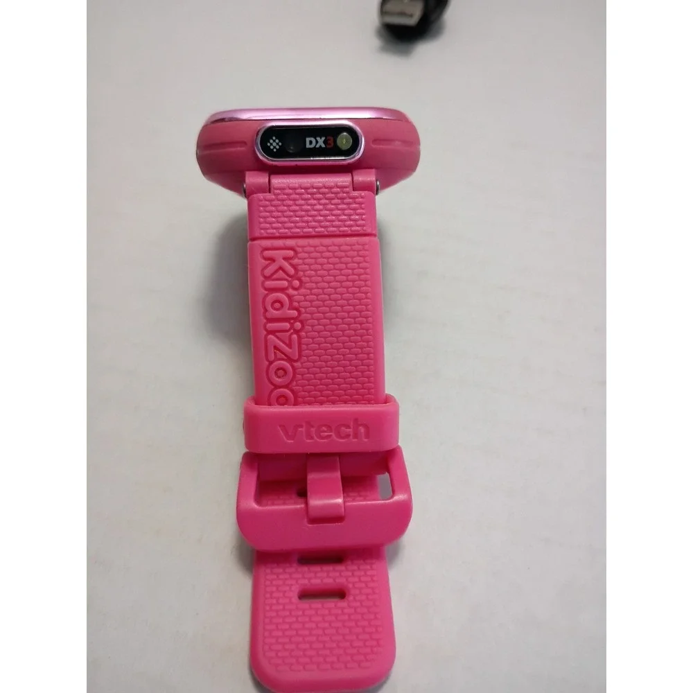 VTech 5490 Watch with Charging Cable Pink Tested‎ See Pictures